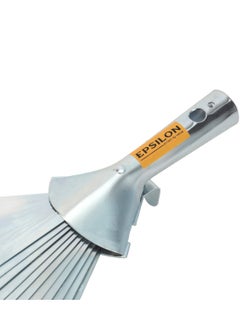 Epsilon Adjustable Rake- EPSGT1399/ for Quick Clean Up of Lawn and Yard, Garden, Leaf, Debris/ Less Bending, and Bigger Efficient Head, Ideal for Gardening and other Outdoor Uses Silver  - Image 4