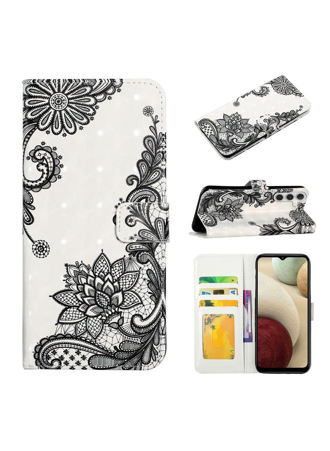 S-TOP Case For Samsung Galaxy A24 4G Oil Embossed 3D Drawing Leather Phone Case - Image 1