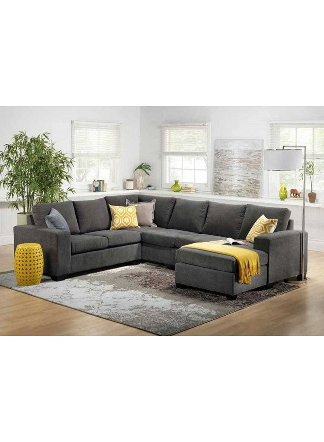 الهوم كنبة 6 مقاعد 150×310×200×80 سم - رمادي - Image 1