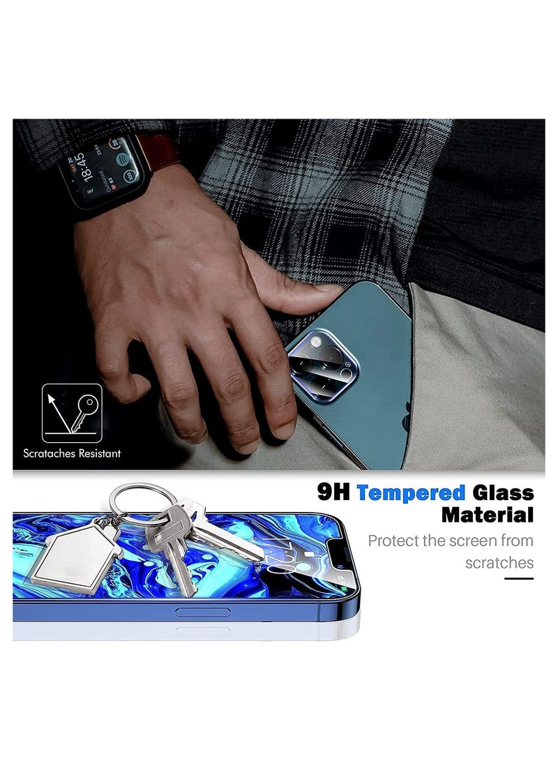 2-Pack Camera Protector for iPhone 14 Pro/14 Pro Max，HD Definition, Anti-Scratch, Ultra Thin Tempered Glass Camera Lens Screen Protector,Easy Installation - Image 3