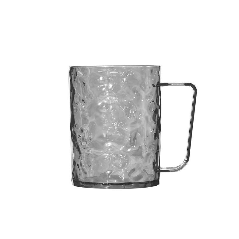 Travel-Friendly Glacier Cups for Bathroom transparent gray [high quality]]