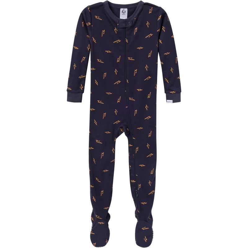 Gerber Baby-Boys 4-Pack Footed Pajamas, Music, 12 Months - Image 2