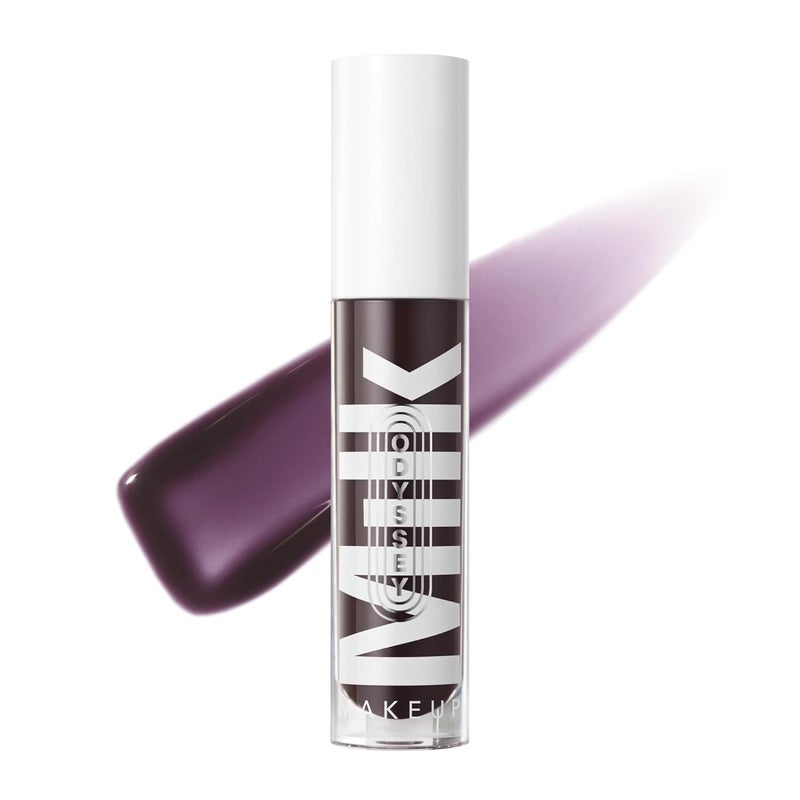 Milk Makeup Odyssey Lip Oil Gloss Voyage Blackberry  02 oz  For Fuller and Glossy Lips  Long Lasting Moisture  SemiSheer Color  Sweet Vanilla Scent  Vegan Cruelty Free