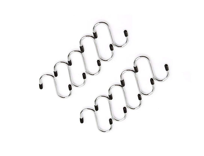 KEEPWELL KEEPWELL Stainless Steel SHook Set Kitchen Cutlery Hanging Hook Cup Hanger Hook Cloth Hanger Hook Bathroom Hook Set of 10 Pcs 10 - Image 1