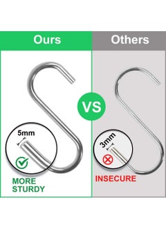 KEEPWELL KEEPWELL Stainless Steel SHook Set Kitchen Cutlery Hanging Hook Cup Hanger Hook Cloth Hanger Hook Bathroom Hook Set of 10 Pcs 10  - Image 3