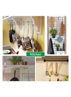 KEEPWELL KEEPWELL Stainless Steel SHook Set Kitchen Cutlery Hanging Hook Cup Hanger Hook Cloth Hanger Hook Bathroom Hook Set of 10 Pcs 10  - Image 5