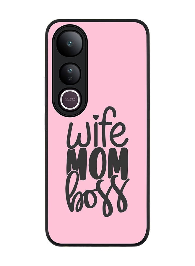 Stylizedd For vivo V50 Lite Case,Slim fit Camera Protection, Shockproof Thin Phone cover  - Wife Mom Boss