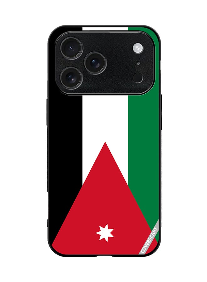 COVERSCART Protective Case Cover For Apple iPhone 17 Pro Jordan Flag Design Multicolour