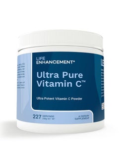 Life Enhancement Life Enhancement Ultra Pure Vitamin C Powder - 1,100 mg Ascorbic Acid Vitamin C Supplement - 227 Servings  - Image 1