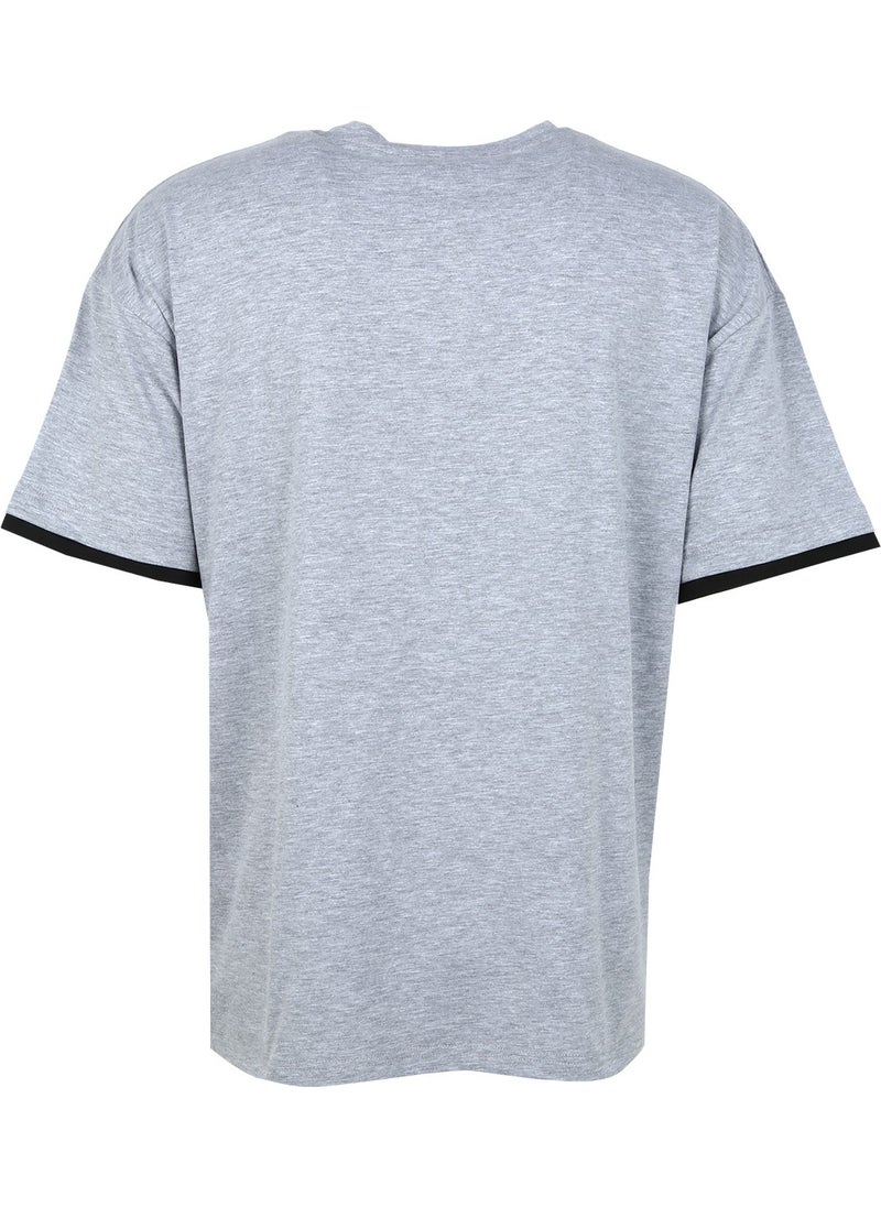 Crew Neck Plain Gray Melange Men's T-Shirt NI230012 - pzsku/Z9B88A7A8F69A2BFFD704Z/45/_/1725789910/9d9a519d-d93a-4cbc-9b17-5184d97b61ae