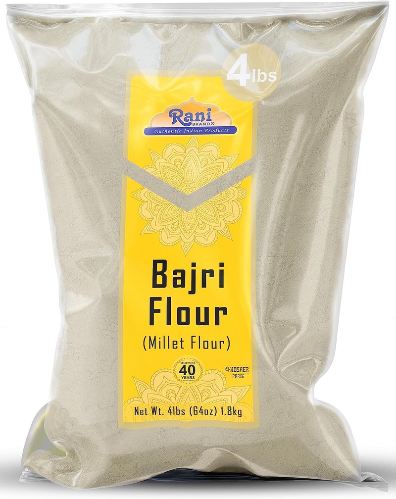 Rani Bajri Flour (Millet Flour) - 4 lbs (1.81 kg) - Gluten Friendly, Vegan, Kosher - Image 1