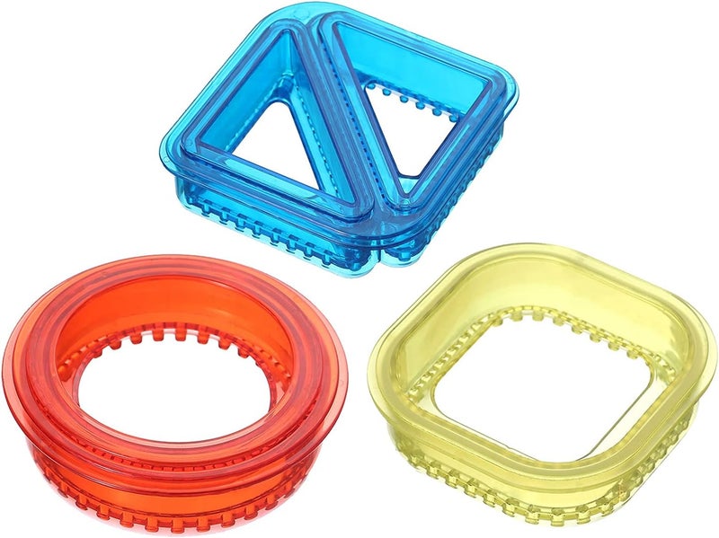 klarakoSandwich Cutter and Sealer Decruster Sandwich Maker Great for Lunchbox and Bento Box Food Grade Mold Portable klarakosquare triangle O - Image 3