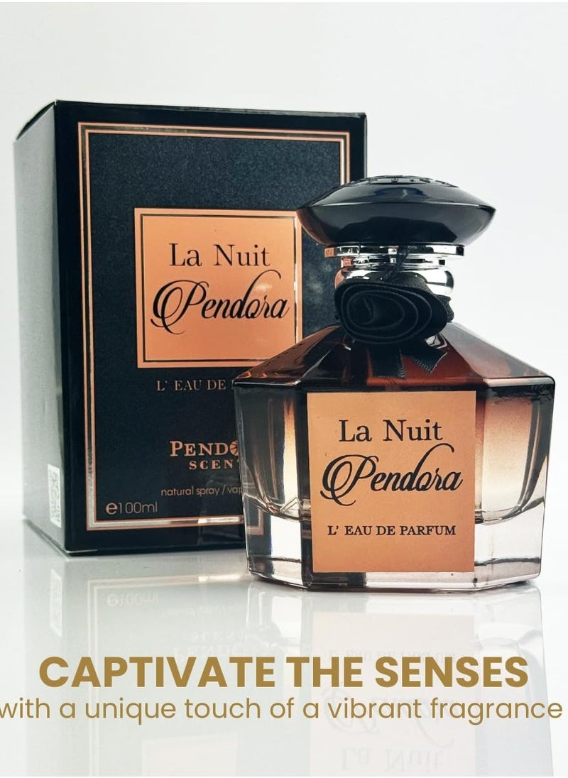 Pendora LA NUIT Women's Perfume EDP - 100ML - SIGNATURE SCENT  - Image 4