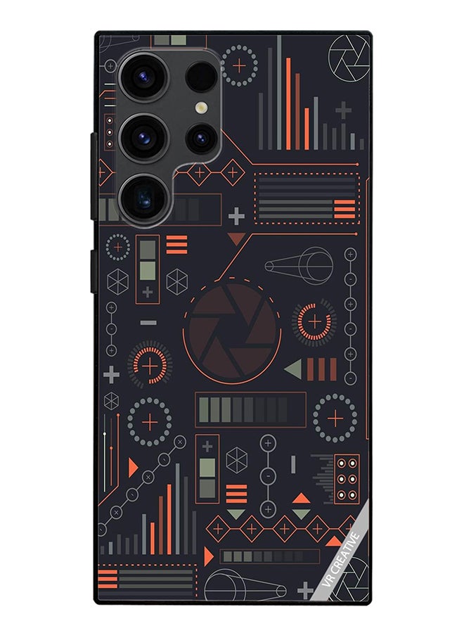 VR CREATIVE Protective Case Cover For Samsung Galaxy S24 Ultra Multicolur Design Multicolour - Image 1