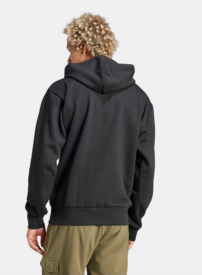 Adidas Essentials Big Logo Fleece Hoodie - Image 2