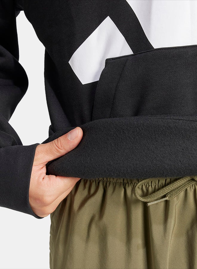 Adidas Essentials Big Logo Fleece Hoodie - Image 5