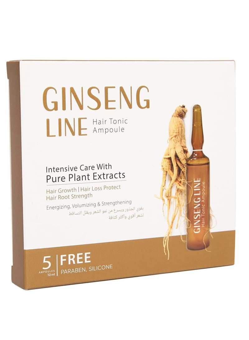 Melano Pharma Ginseng Line Hair Growth Ampoules 5 Ampoules 10 ml