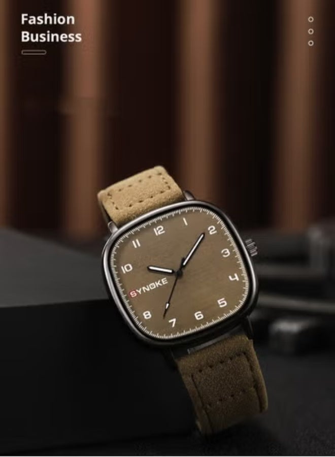 SYNOKE Men's Fashion Retro Sports Waterproof Quartz Watch - Image 2