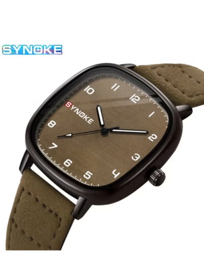 SYNOKE Men's Fashion Retro Sports Waterproof Quartz Watch - Image 3