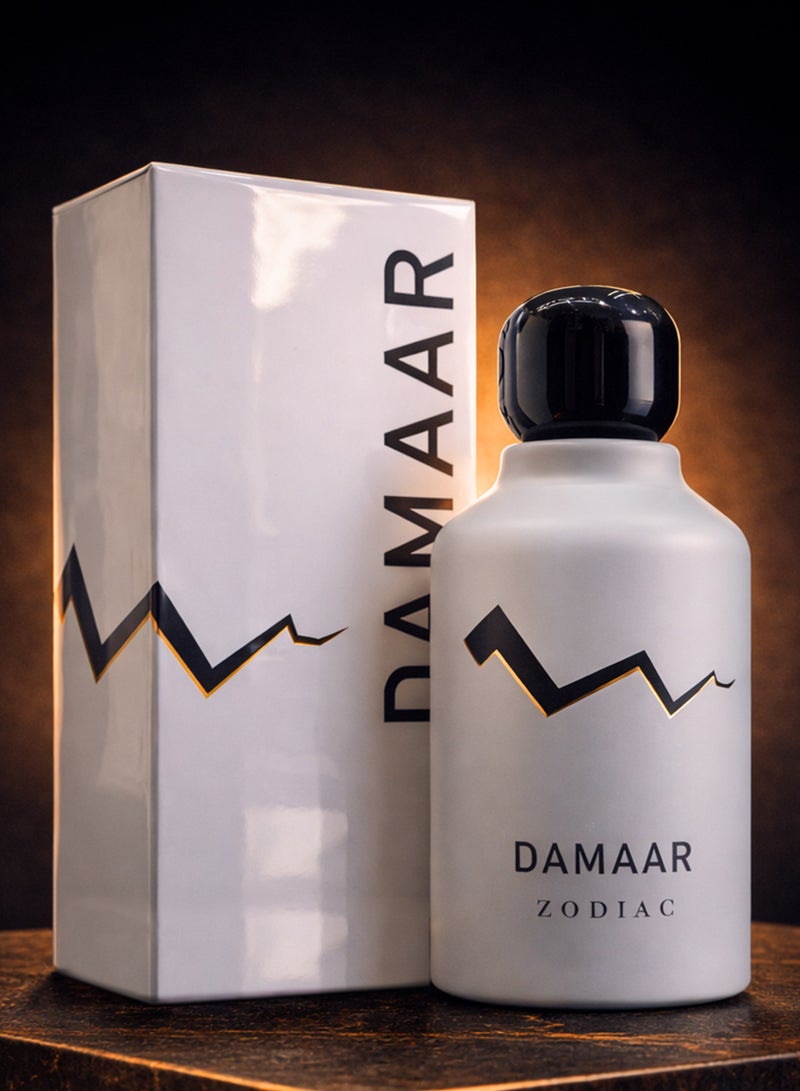Zodiac Damaar Eau De Perfume 90ml | Long Lasting Unisex Perfume Fruity Leather with Rose & Amber | Luxury Signature Fragrance - Image 1