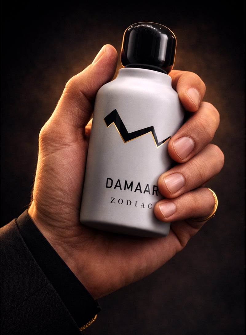 Zodiac Damaar Eau De Perfume 90ml | Long Lasting Unisex Perfume Fruity Leather with Rose & Amber | Luxury Signature Fragrance - Image 2