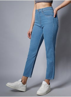HIGH STAR Women Indigo Indigo Jeans  - Image 3