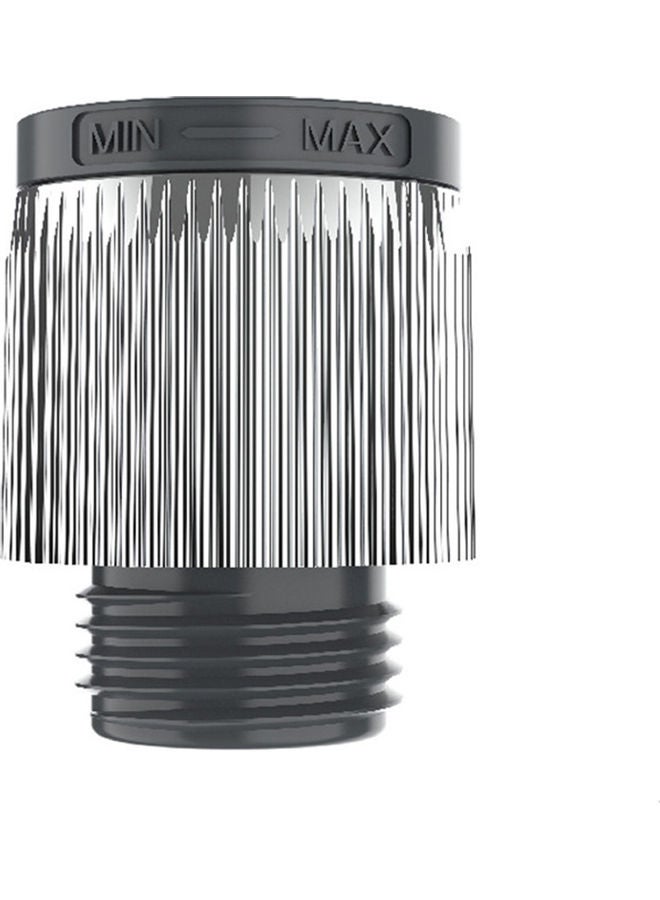 نيبمينينت رأس دش محمول باليد لتنظيم تدفق الماء أسود/ فضي 4.50 x 3.50 3.50سم - Image 1