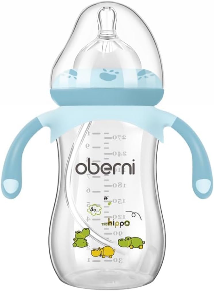 Oberni Wide Neck Baby Bottle with Handles - Image 1