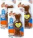 Nylabone 3 Pack of Puppy Teething Ring Bone Chicken Flavor Wolf SizeUp to 35 lbs - Image 3