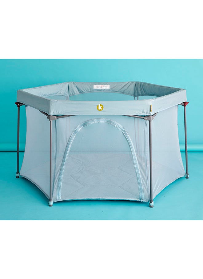 Koo-di - Happy Home Foldaway Playpen 0m-3y, Spring Water - Image 1