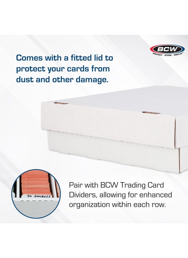 BCW - 5Ct Monster Box Trading Card Storage Box | Holds 3200 Cards | Sports Card Storage Boxes | Trading Card Box | Premium Cardboard Storage Box For Magic, Sports Cards | Assembly Required… - Image 1