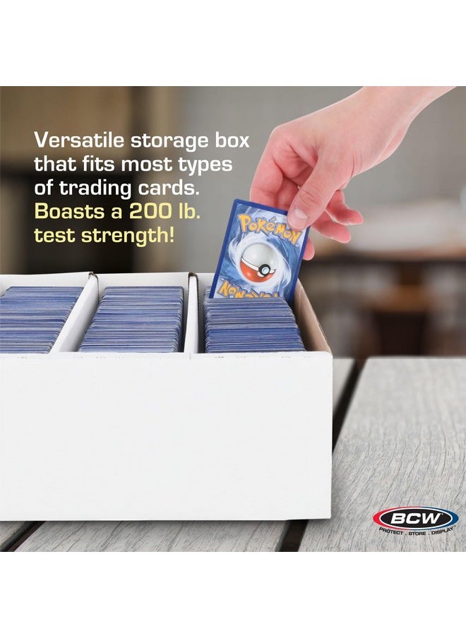 BCW - 5Ct Monster Box Trading Card Storage Box | Holds 3200 Cards | Sports Card Storage Boxes | Trading Card Box | Premium Cardboard Storage Box For Magic, Sports Cards | Assembly Required… - Image 1