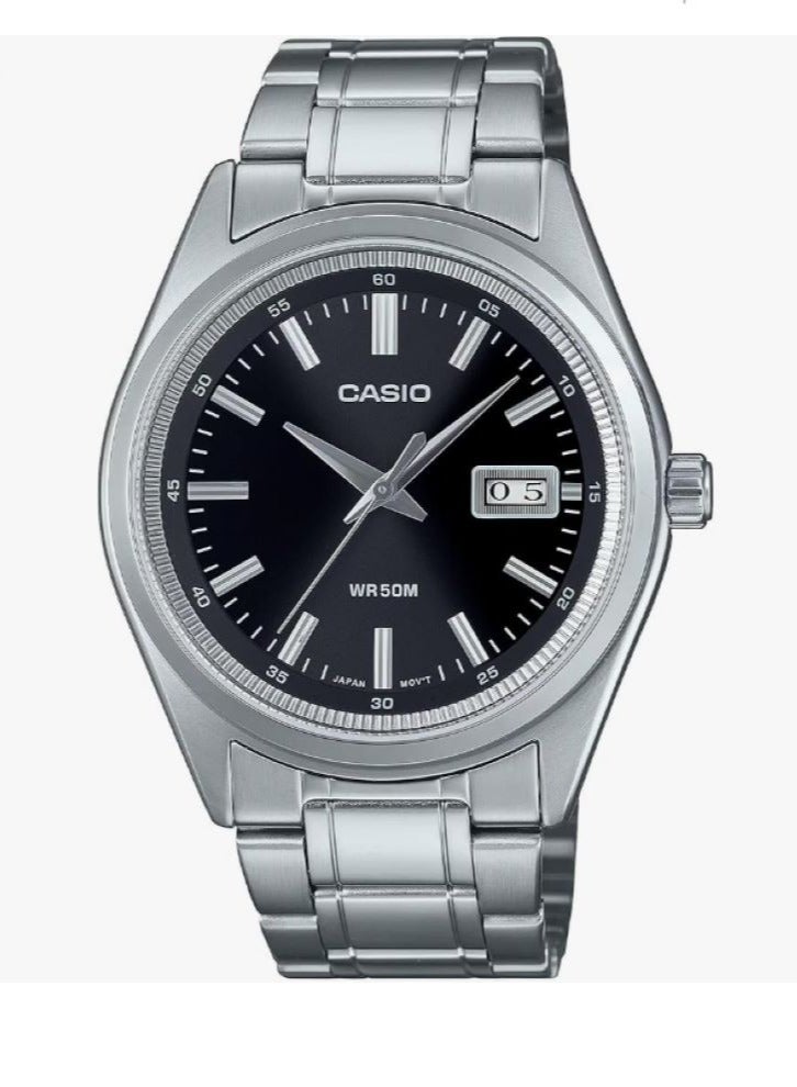 ساعة للرجال من كاسيو بتصميم عصري موديل MTP-B180D-1A1VDF