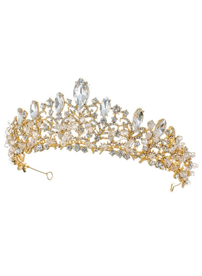 SAMKY Wedding Hair Accessories Bridal Tiara Crown With Rhinestone Crystal Bride'S Headpiece - Image 2
