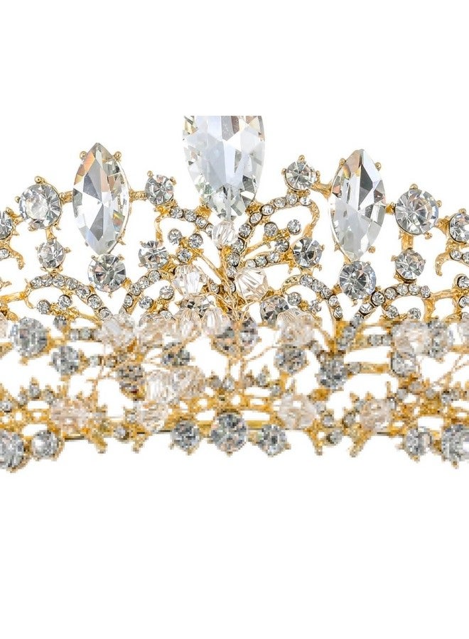 SAMKY Wedding Hair Accessories Bridal Tiara Crown With Rhinestone Crystal Bride'S Headpiece - Image 3