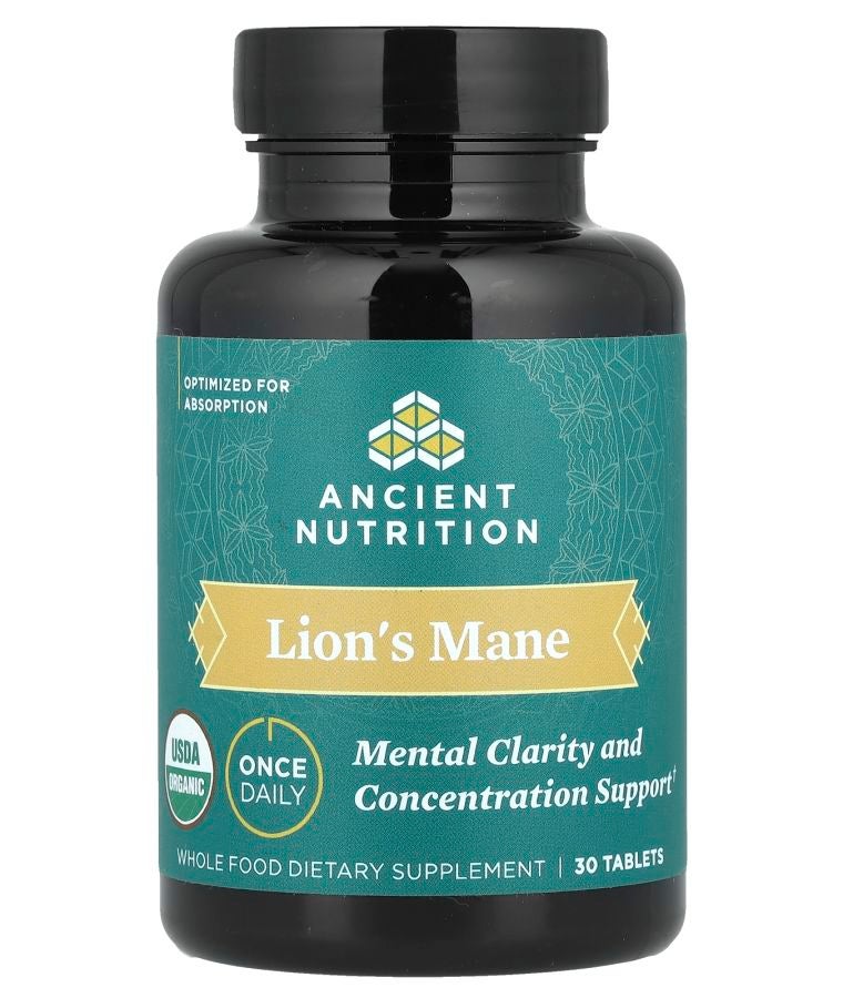 Ancient Nutrition Lion's Mane 30 Tablets