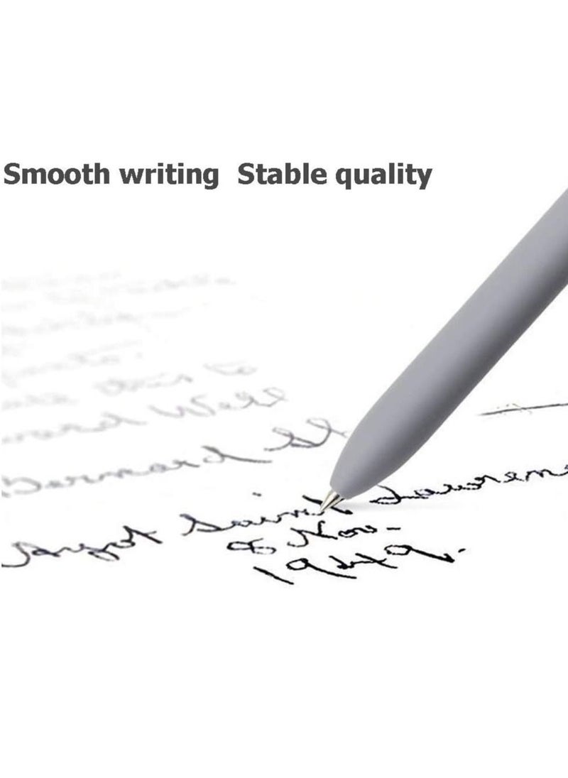 SYOSI 0.5 Gel Pen Cute Kawaii Pens Boxed Pen Office Pen Fine Point Signing Pen Retractable Rolling Ball Quick dry Ink Pens Black Ink Smooth Writing Pen for School Office Home 5pcs (Lively Colors)  - Image 4