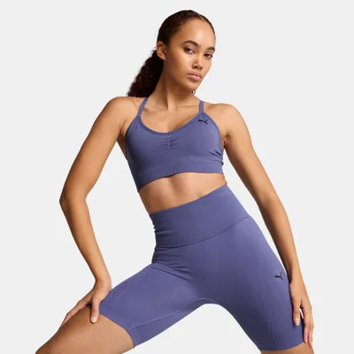 PUMA Women's SHAPELUXE Seamless Light-Support Training Sports Bra