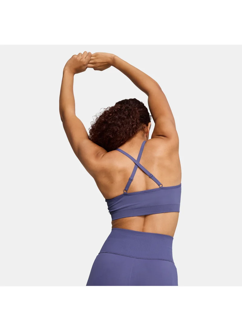 PUMA Women's SHAPELUXE Seamless Light-Support Training Sports Bra
