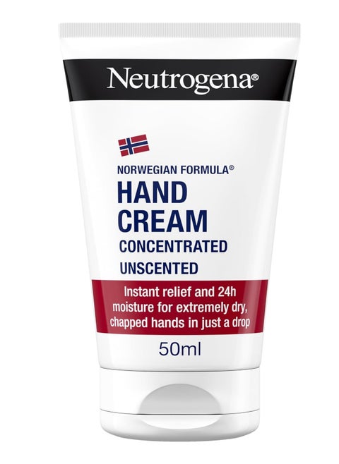 Neutrogena Norwegian Formula Hand Cream, Concentrated, Unscented, 50ml