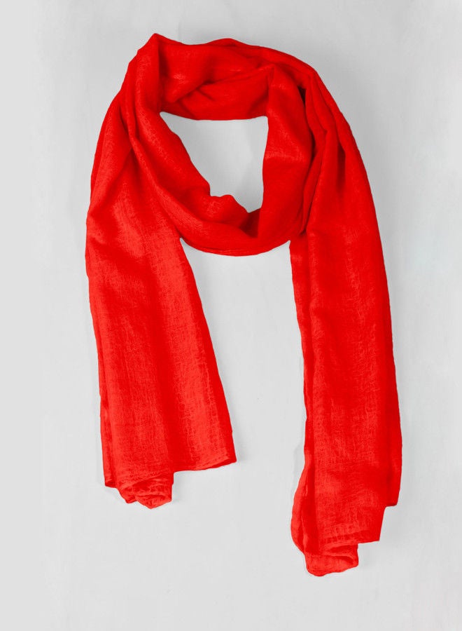 BAJRA 100% Premium Handmade Cashmere Shawl in Red, Traditionally Woven All-in-One Shawl, Wrap & Scarf  - Image 3