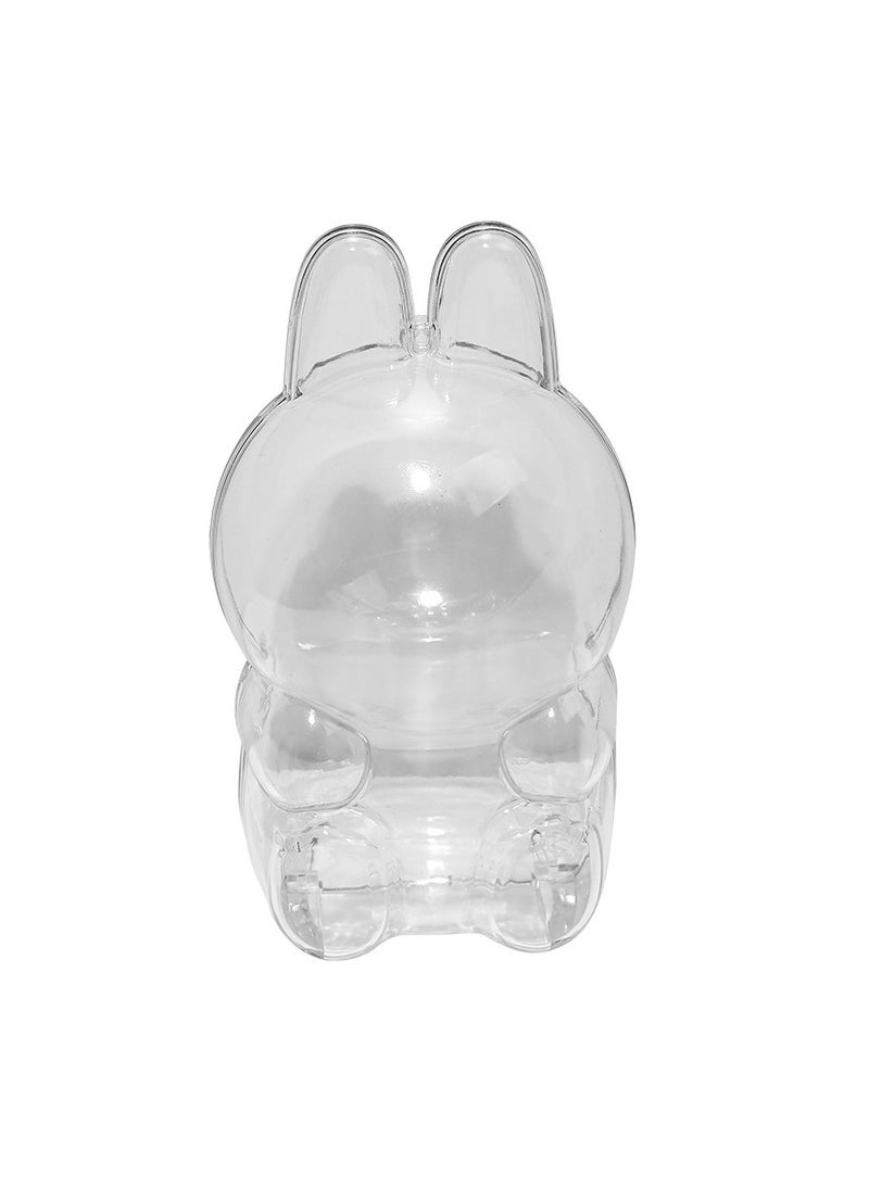 بيوينتي غطاء واقي شفاف من دمية على غرار ملابس Labubu ، غطاء غبار دمية ، يستخدم لحماية وعرض الدمى الثمينة - Image 4