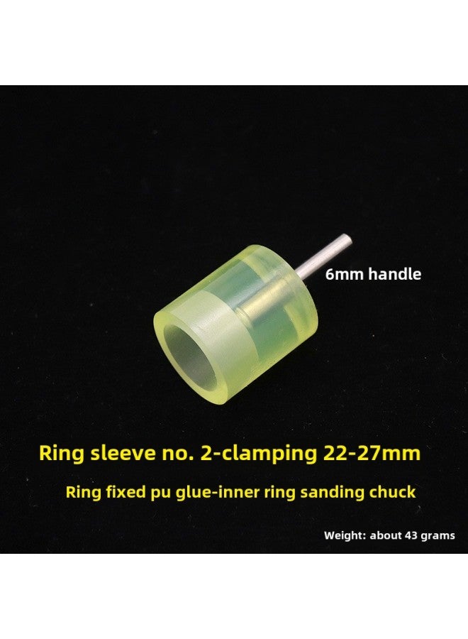 Jade Jade Agate Ring Bracelet Tapered Silicone Inner And Outer Ring Polishing Shaping Polishing Fixed Glue Stick Tool-Model:Ring Sleeve No. 2-clamping 22-27mm - Image 1