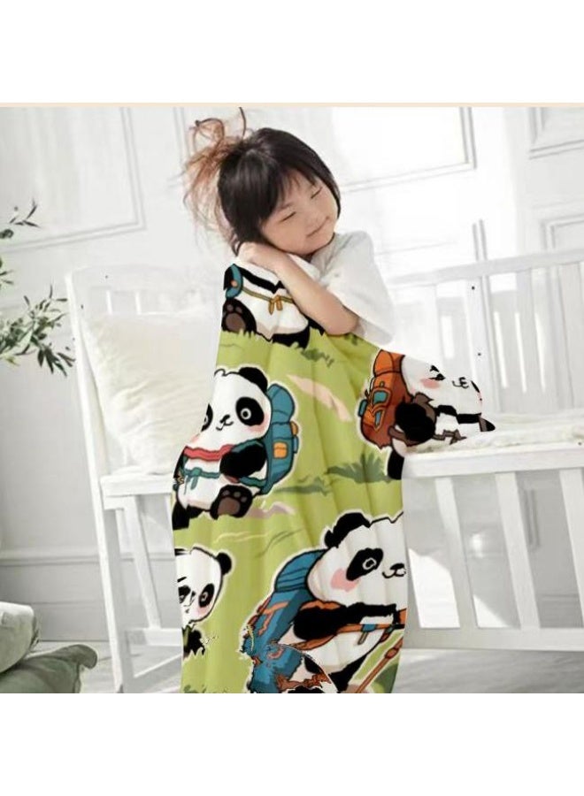 general Baby and children's cartoon flannel thin blanket (warm and comfortable, suitable for sleep, games) 70cm*100cm - 515 - Image 2