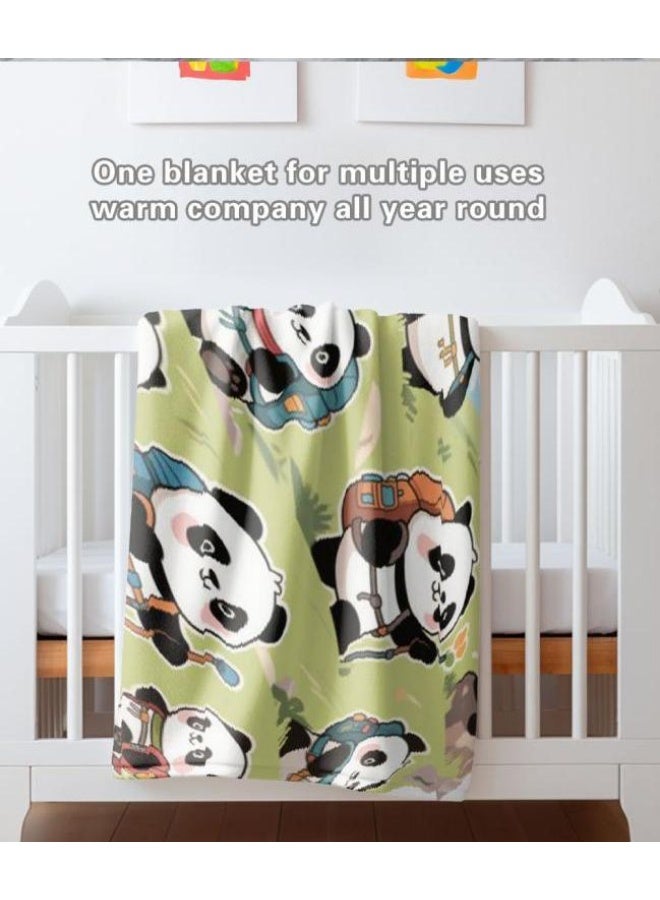 general Baby and children's cartoon flannel thin blanket (warm and comfortable, suitable for sleep, games) 70cm*100cm - 515 - Image 1