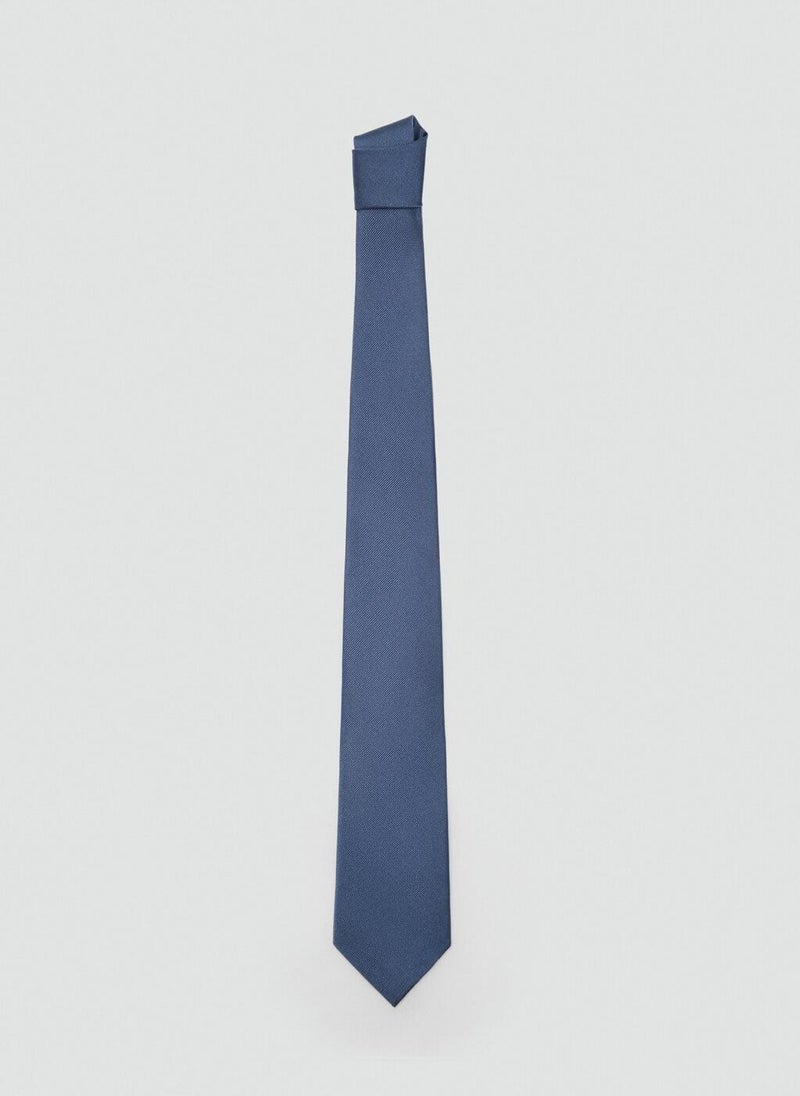 Mango Man Plain silk tie - Image 1