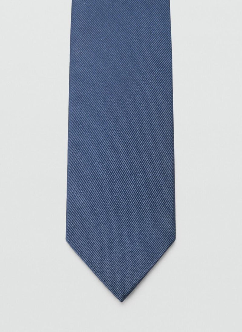 Mango Man Plain silk tie - Image 2