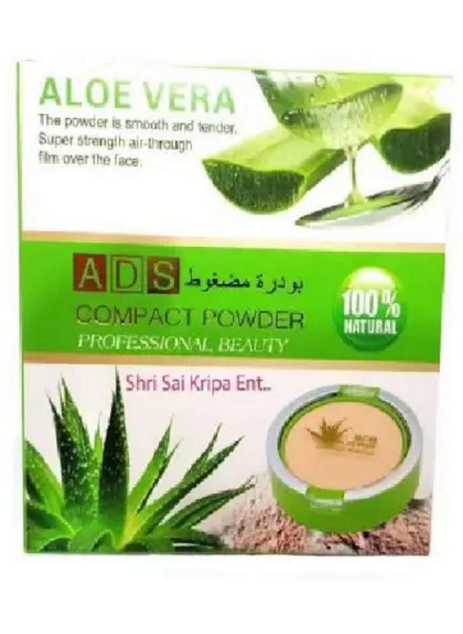 ADS - Aloe Vera Compact Powder Compact (Beige, 100 G) - Image 1