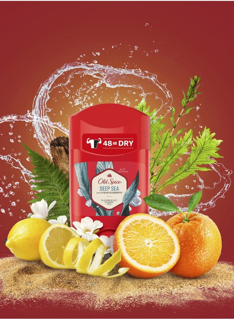 Old Spice Old Spice Deep Sea Deodorant Stick For Men With Ocean Breeze 50 Ml  - Image 5