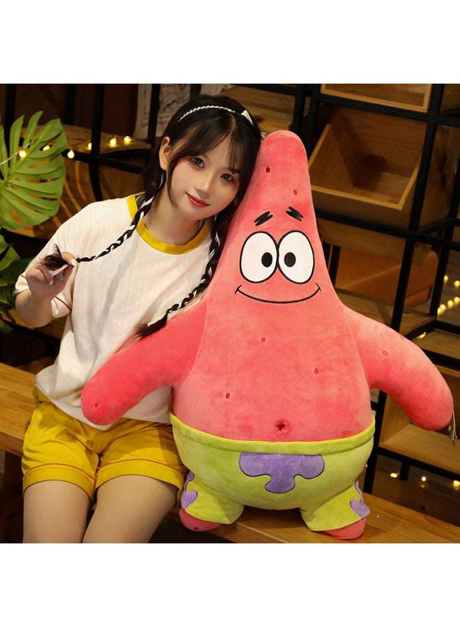 دمية طفل إسفنجية أصلية من القطيفة لعبة Paida Star Little Worm Crab Boss Octopus Doll قلادة - المواصفات: سبونج بوب سكوير بانتس - اللون: 80 سم 2230 جم - Image 3